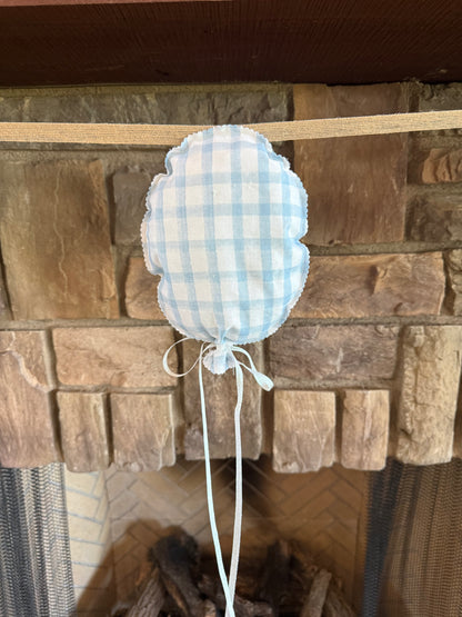 Fabric Ballon Birthday Banner Sewing Pattern